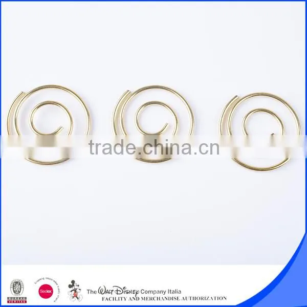 Metal Iron Wire Gold Circle Clips photo-4