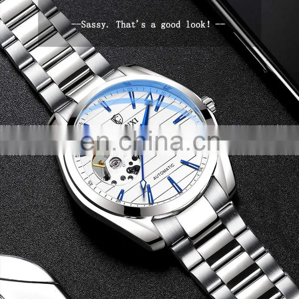 CHENXI 8806 Men Mechanical Automatic Watch Stainless Steel Sport Waterproof Mechanical Watches photo-4