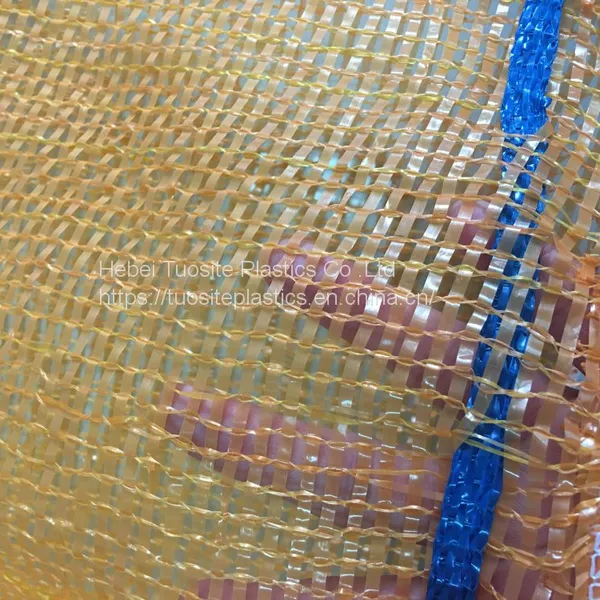 Tubular Tape Pp/pe Mesh Bag for Packing Firewood With Drawstring Convenient Mesh Sacks photo-5