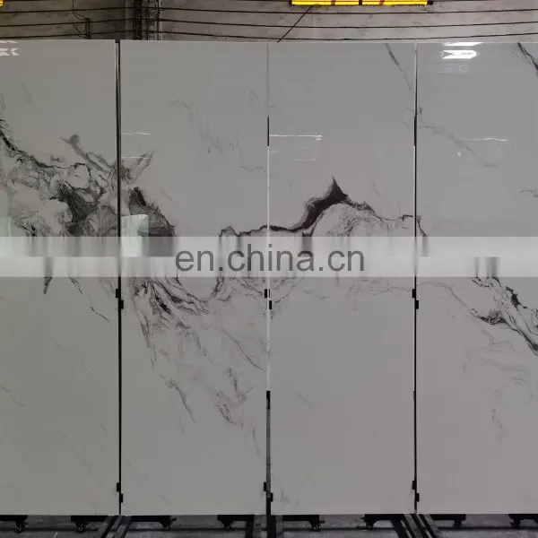 Sintered Stone Dining Table White Marble Slabs 800x2600mm photo-3