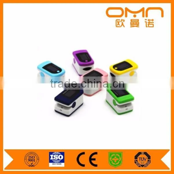 Black Case~~visual Alarm OLED Finger Pulse Oximeter Blood Oxygen,PR,SPO2