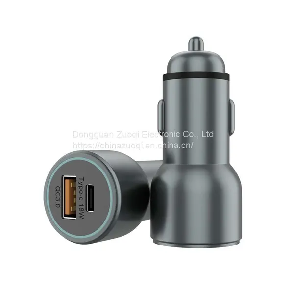 ZUOQI QC3.0 6A Мини-портативный быстрый зарядчик с двумя портами USB TYPE-C высокого качества