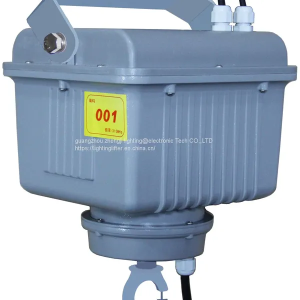 Wireless remote control light lift led high bay lighting lifter for railway/airport/gymnasium