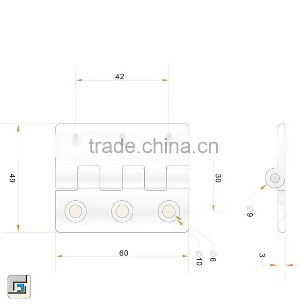 CE Rohs Certificate OEM Acceptable Alloy Hinge for Cabinet Doors photo-6