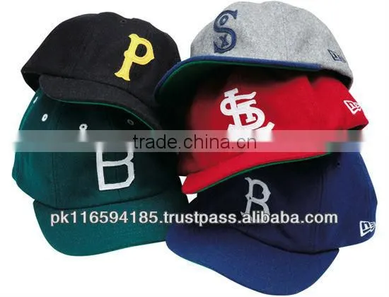 baseball caps/fitted baseball cap/american made baseball caps/long bill baseball cap