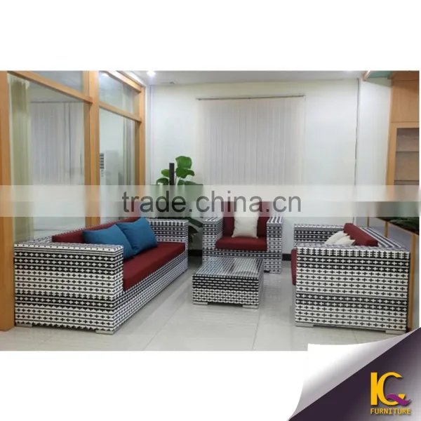 Cheap Price High Quality Rattan Sofa Furniture Outdoor Sofa Japanese Style Sofa photo-2