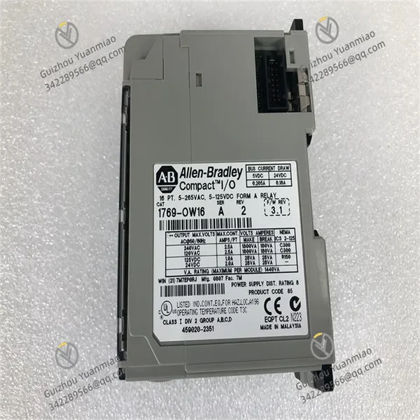 Allen-Bradley 1769-OW16 Digital AC/DC Relay Contact I/O Module photo-2