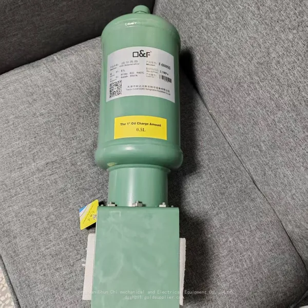 F-66SG Series Oil Separator; Spiral Type; Centrifugal Oil Separator Refrigeration Unit F-6609SG photo-5