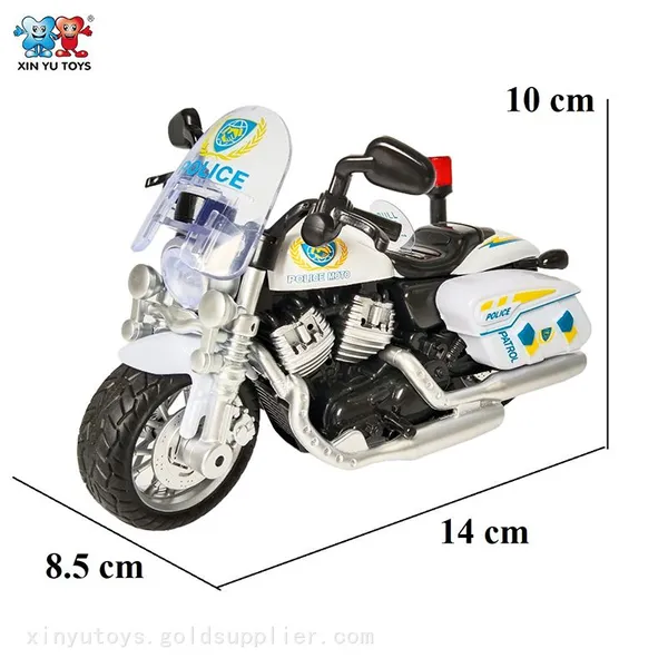 1:12 Scale Harley Diecast Police Motorcycle Sound & Music Vehicle Toys Stimulated Model photo-3