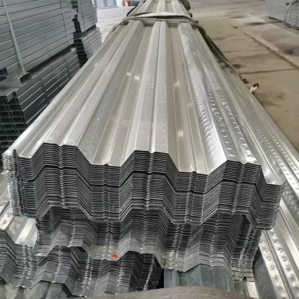 High-Strength Galvanized Open Type Floor Decking Sheet YX76-305-915 for Steel Structure Buildings photo-4
