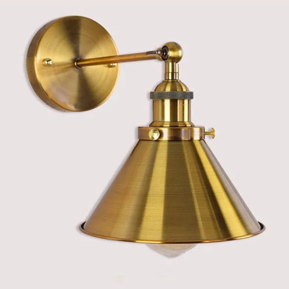 Industrial Indoor Antique Brass Bronze Wall Sconce Wall Light Lamps