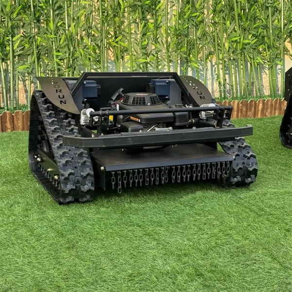 Gasoline Engine Electric Battery Brushless DC Motor Remote Control Tracked Mower photo-5