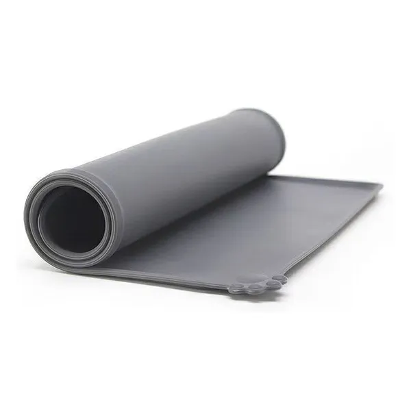 Silicone Pet Feeding Mat Waterproof Dog Bowl Mat Non-Slip Cat Food Water Placemat With Raised Edges Pet Food Catcher Clean Mat photo-5