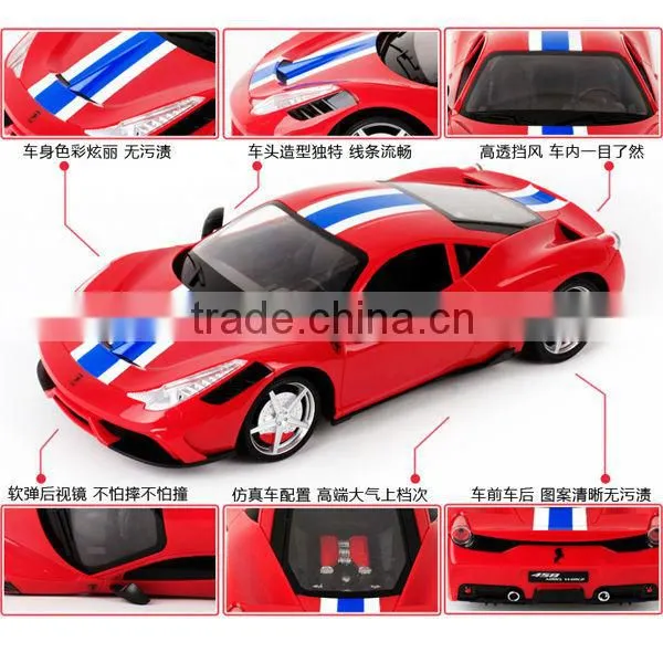 1:14 High Imitation RC Model Racing Car With Steering Wheel With Light and Music, Top Racing rc Car, High Speed Imperial Racing photo-4