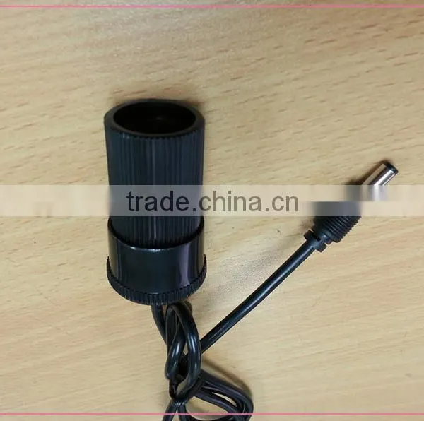 New Custom Female Cigarette Plug to DC 5.5x2.1 With 2C 22AWG DC & Cigarette Wire Harness photo-4