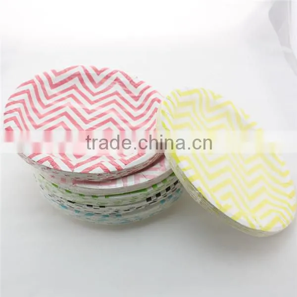 Paper Plates/Biodegradable Plates/Round Plates/Blue Plates/Wedding Plates photo-5