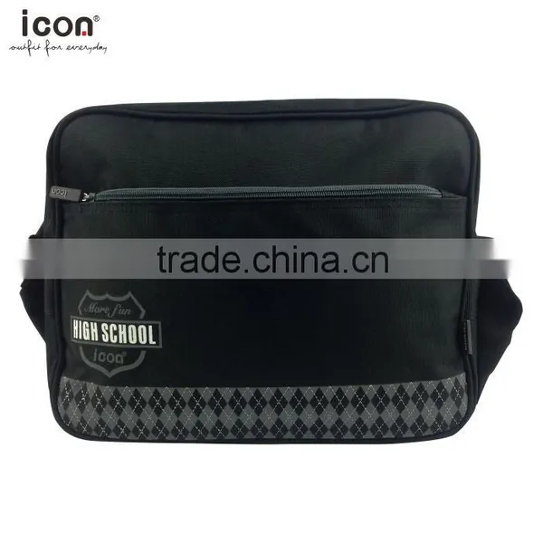 600D Polyester Branded Sling Bag for School