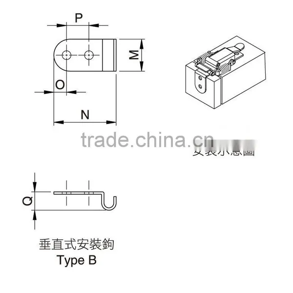 For Cabinet and Control Panel Stainless Steel Compression Catch Clips photo-4