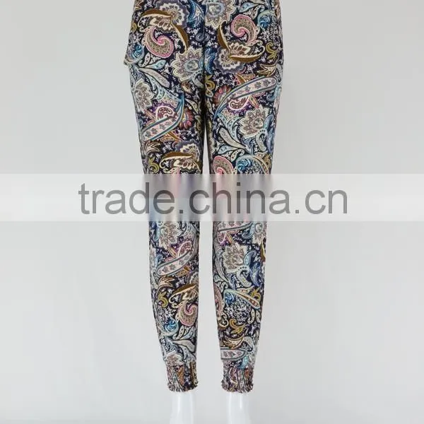 China Supplier OEM Wholesale Fashionable Women's Harem Pants