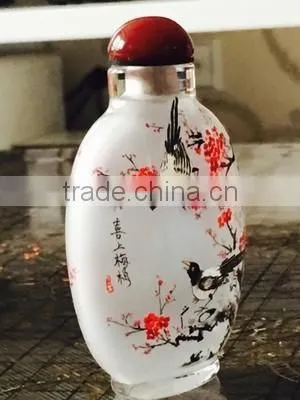 Glass Snuff Bottle Inner Painting Art Crafts photo-2