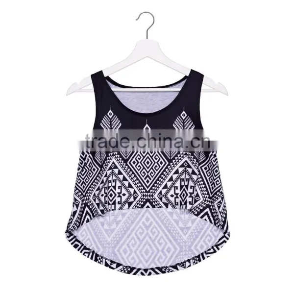 2016 New Women Clothing Digital Print Emoji Lover Custom Ladies Plain Crop Top photo-6