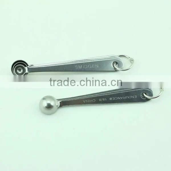 3 Pieces Mini Stainless Steel Measuring Spoon Set