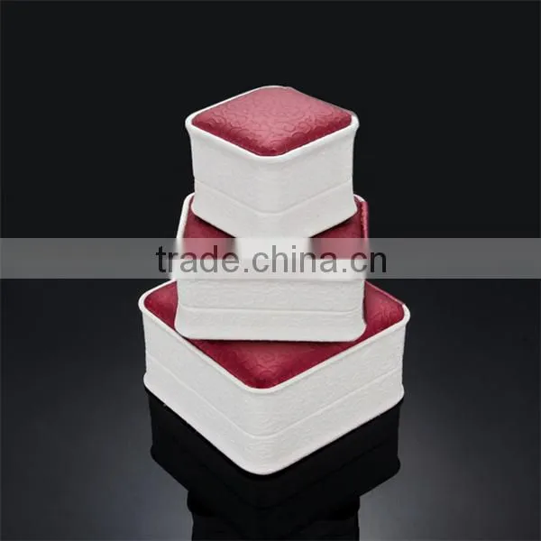 Unique Custom Cheap Embossing Leather Necklace Box photo-5