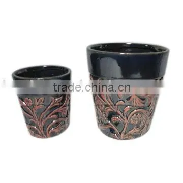 Glazed Ceramic Garden Pot photo-3