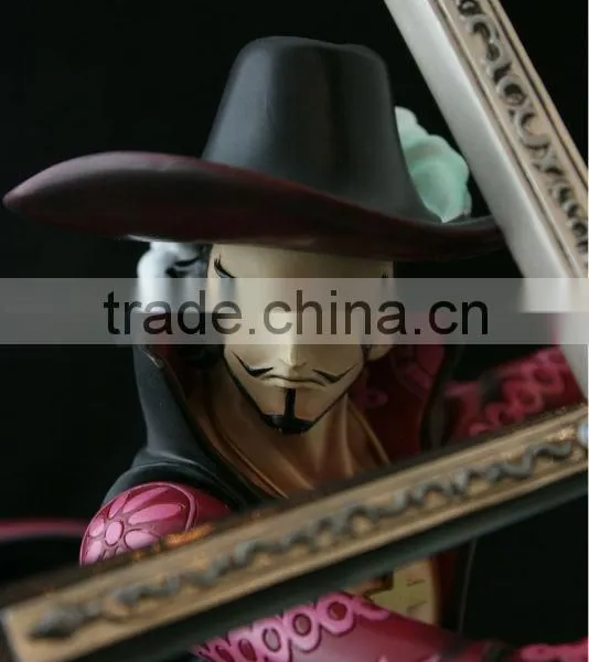 Custom Japanese Anime ONE PIECE Mihawk Resin Nude Action Figure With LED Lights photo-2