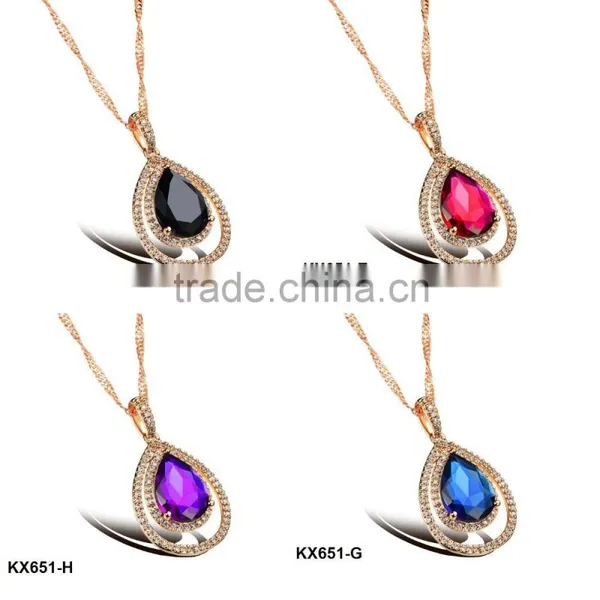 2015 Best Selling Products American Diamond Necklace Sets for Women Mother Gift photo-2