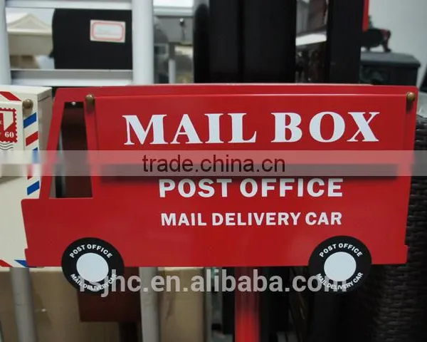 mailboxes and posts/red post mailbox/cast iron mailbox post