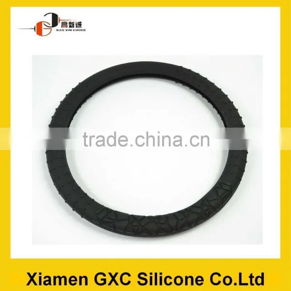 Custom Car Silicone Leather Steering Wheel Cover photo-2