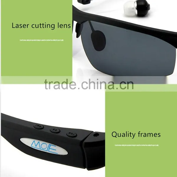 2016 New Smart Phone Sports Stereo Bluetooth Headset With Sunglasses Bluetooth Version 3.0 photo-5