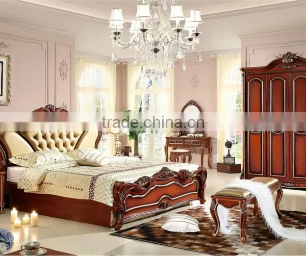 Bedroom Set Furniture Sleeping Bed Foshan Furniture Market photo-4
