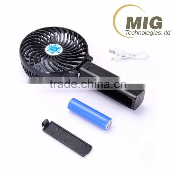 Rechargeable USB Desk Portable Pocket Mini Fan Handheld Travel Blower Air Cooler photo-4