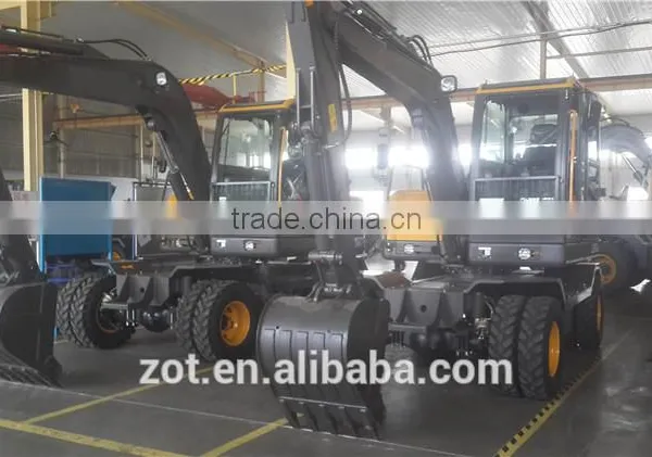 SDLG Made 6tons Wheel Excavator ZE906W Cheap for Exporting photo-2