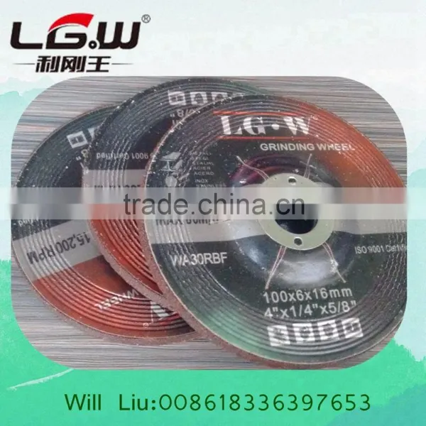 414 LGW 115*6*22 T27 DEPRESSED CENTER GRINDING WHEEL photo-2