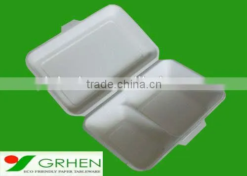 Hot Selling Best Quality Bagasse Disposable Biodegradable Hot Food Plate photo-2