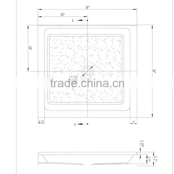Rectangle Acrylic Shower Base,australia Shower Bases,bathroom Tray photo-5