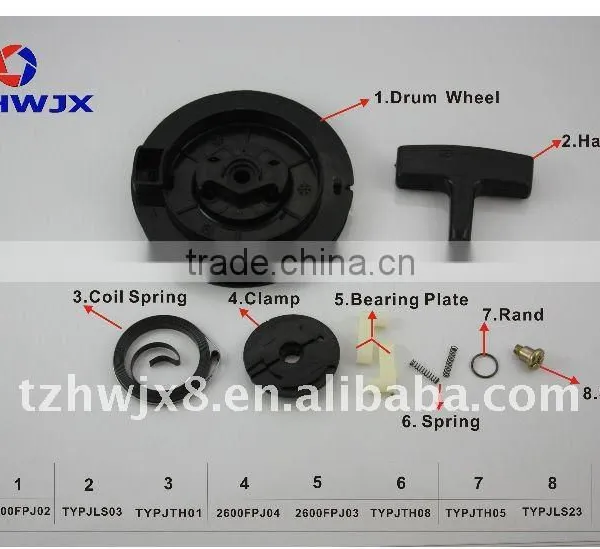 166 MZ175 EF2600 EF2700 Small Gasoline Generator Spare Parts