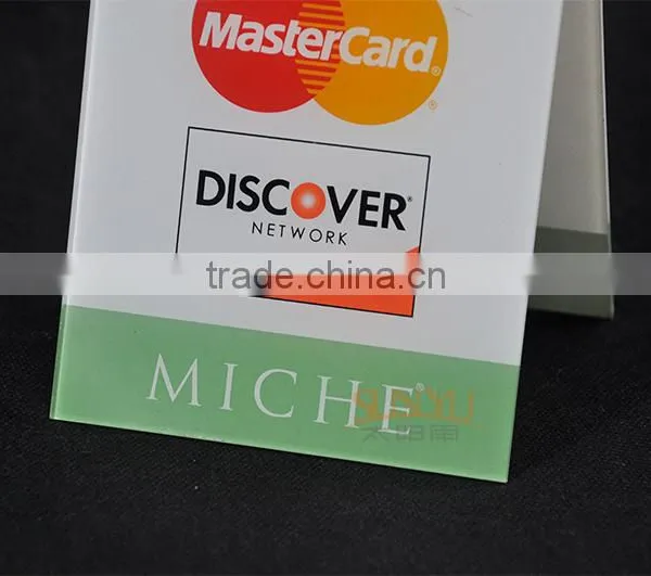 Advertisement Printing V Shape Acrylic Advertisement Sign photo-4