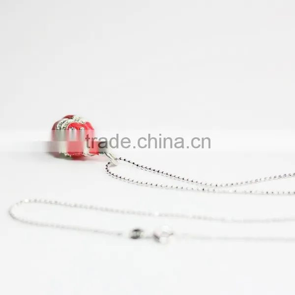 Customized Metal Red Enamel Pendant photo-5