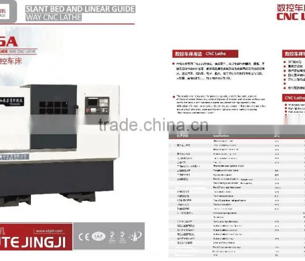 Slant Bed CNC Lathes TCK46A Linear Guideway With Tailstock photo-4