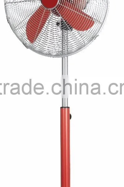 Retro Style TUV CE CB Certified 16 Inch Metal Stand Fan FS-40M-RED