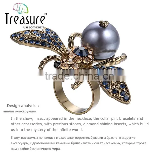 Rings Jewelry Golden Ong Bee Accessory Men's Ring Made in China photo-2