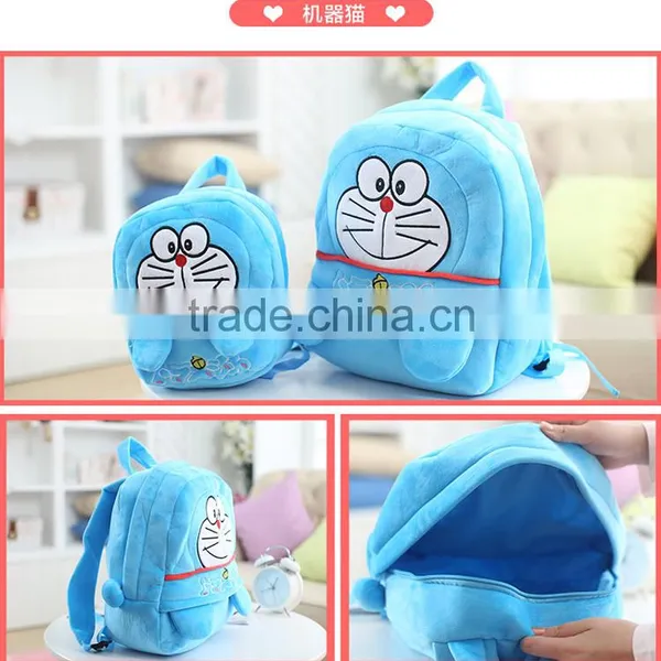 25*19cm(S)/35*28cm(L) Lovely Customzied Red Superman Plush Animal Cartoon Backpack for Children photo-5