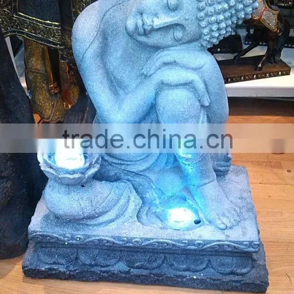 Budha Resin Water Fountain