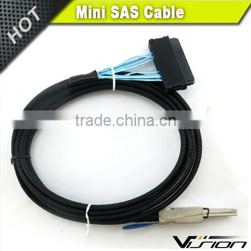 1m External Mini SAS 26pin (SFF-8088) Male to Internal Mini SAS 32pin (SFF-8484) Female Cable photo-2