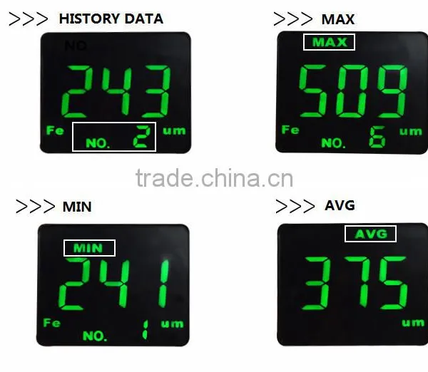 Dual Function Built in Ferror and Non-ferror Probe Coating Thickness Meters Gauges photo-6