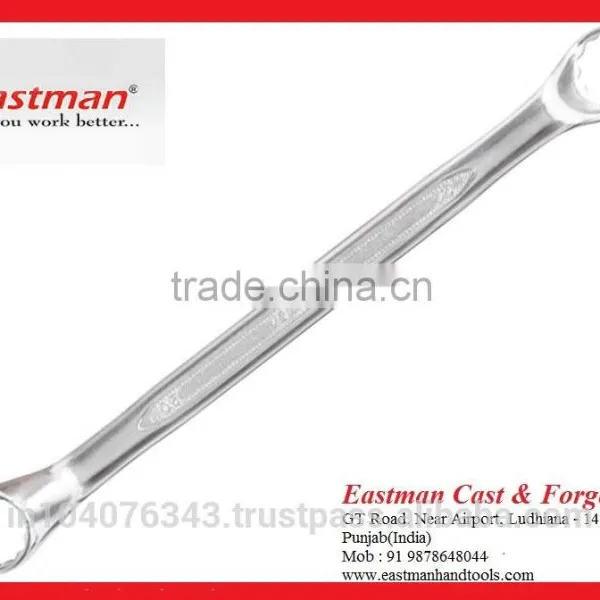MATT FINISHED COMBINATION SPANNER SET / COLD STAMPED / CHROME VANADIUM STEEL photo-2